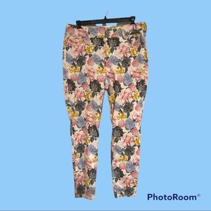 TORRID EXTRA TALL FLORAL STRETCHY JEGGING/JEAN